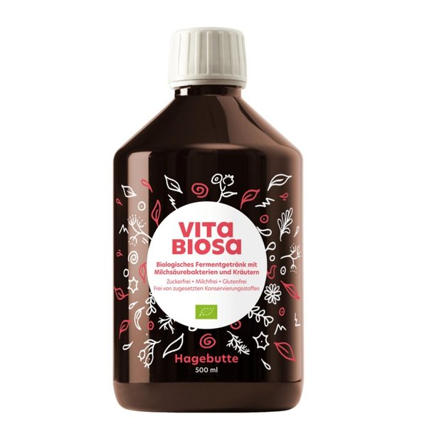 Vita Biosa Hagebutte 500 ml bio* Kräuterfermentgetränk