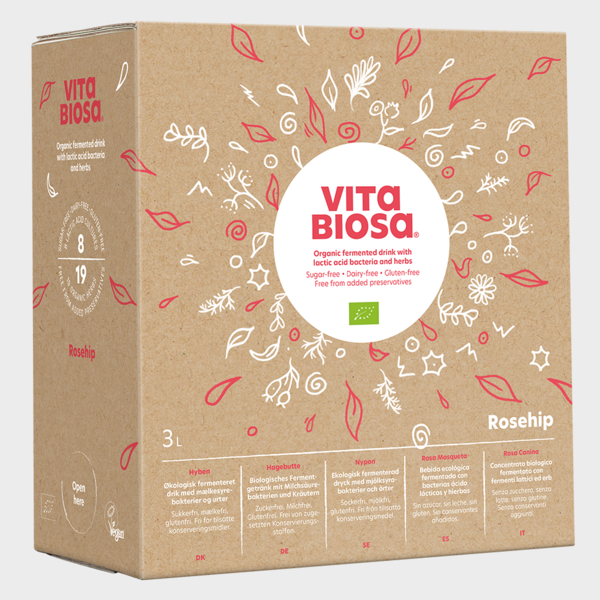 Vita Biosa Hagebutte 3 L Bag-in-Box bio* Kräuterfermentgetränk